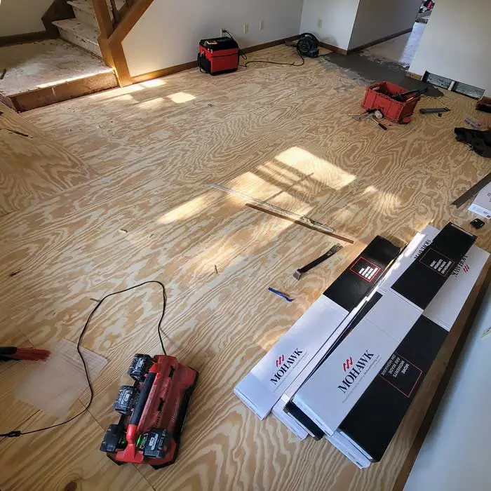 flooring services milwaukee | subfloor installation